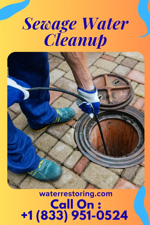 Sewage Water Cleanup in Fairfield, CA
